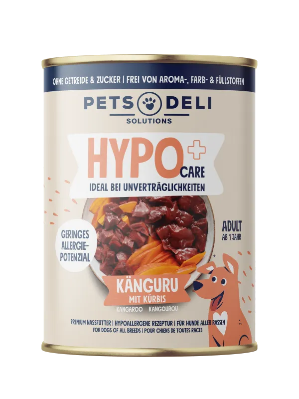 Pets Deli Hypo Känguru mit Kürbis & Kamille 400g
